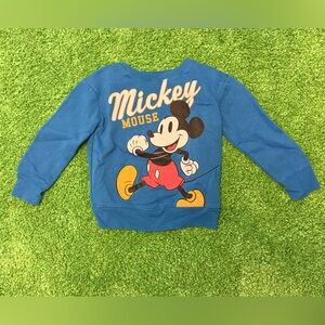 Disney Blue Mickey Mouse Kids Sweatshirt